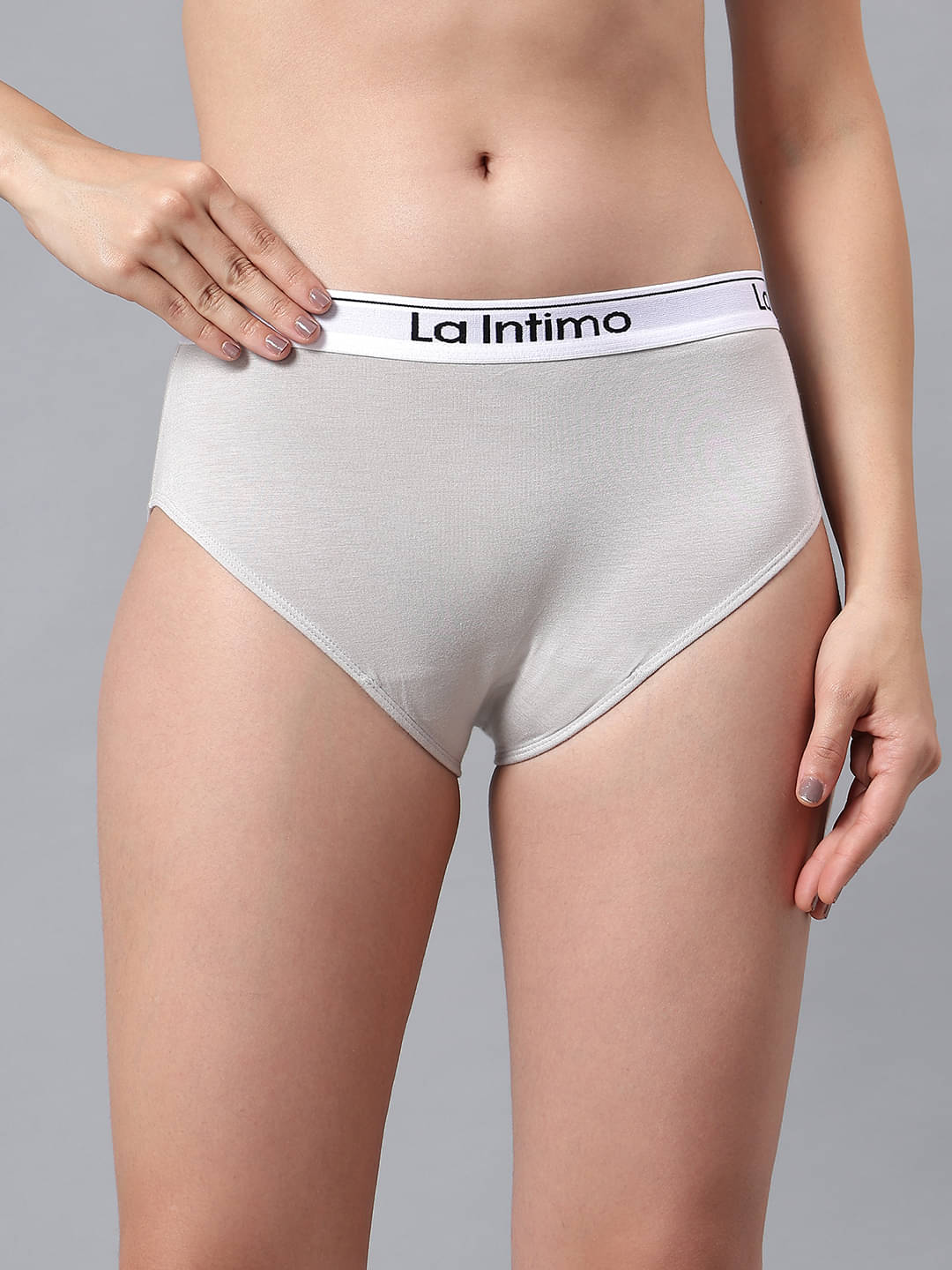 La Intimo Pack of 1 Modal Hipster For Women ( Grey ) La Intimo Pack of 1 Modal Hipster For Women ( Grey )