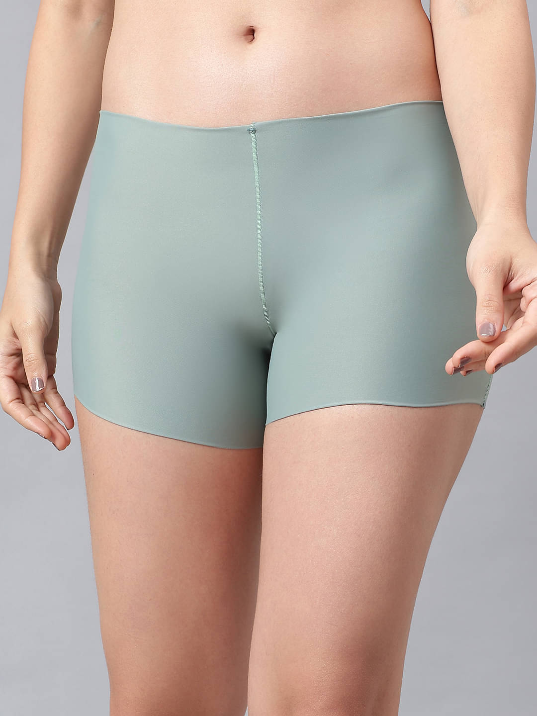     			La Intimo Pack of 1 Nylon Boy Shorts For Women ( Green )