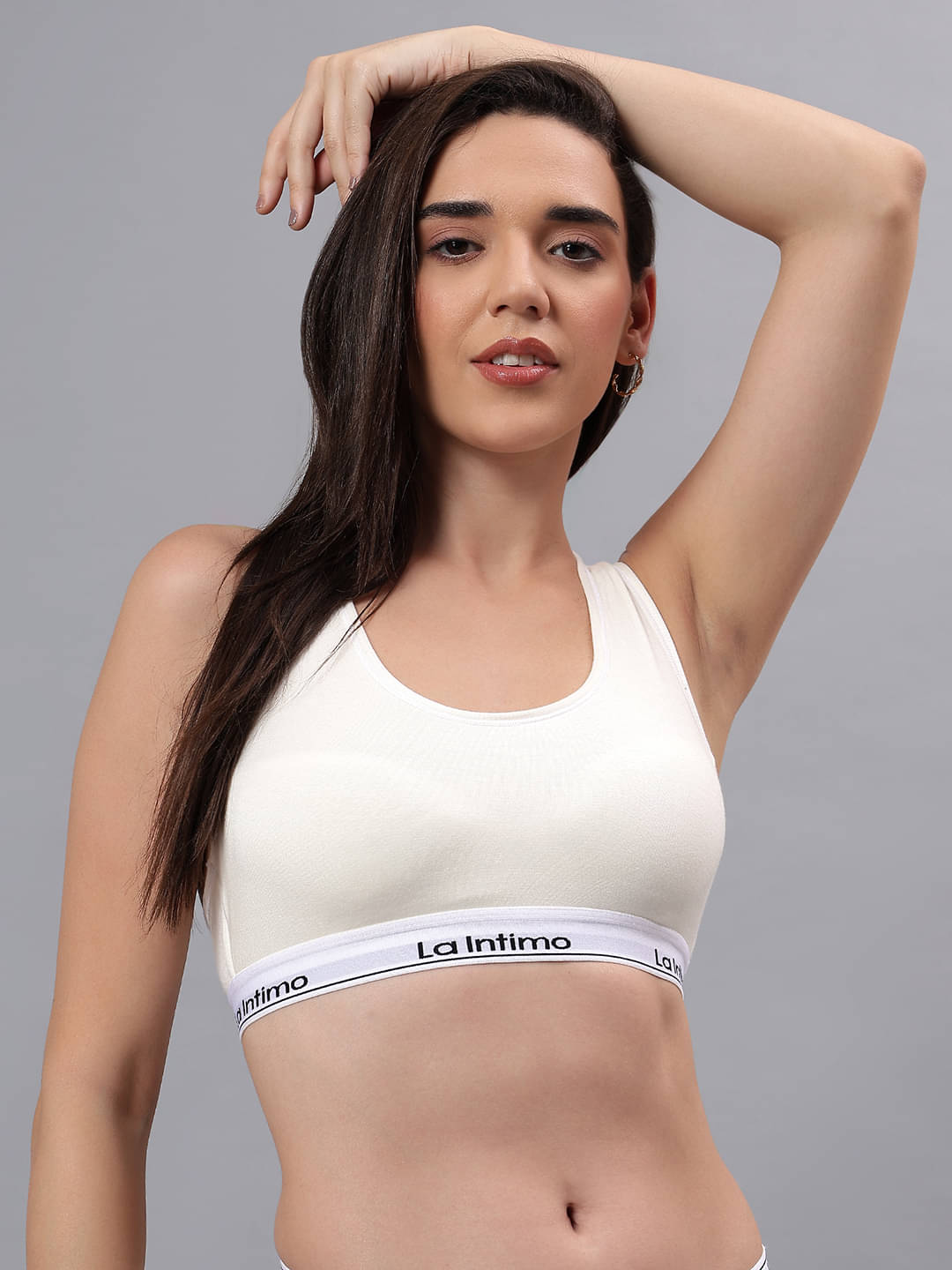 La Intimo Pack of 1 Modal Lightly Padded Racerback bra For Women ( Cream ) La Intimo Pack of 1 Modal Lightly Padded Racerback bra For Women ( Cream )