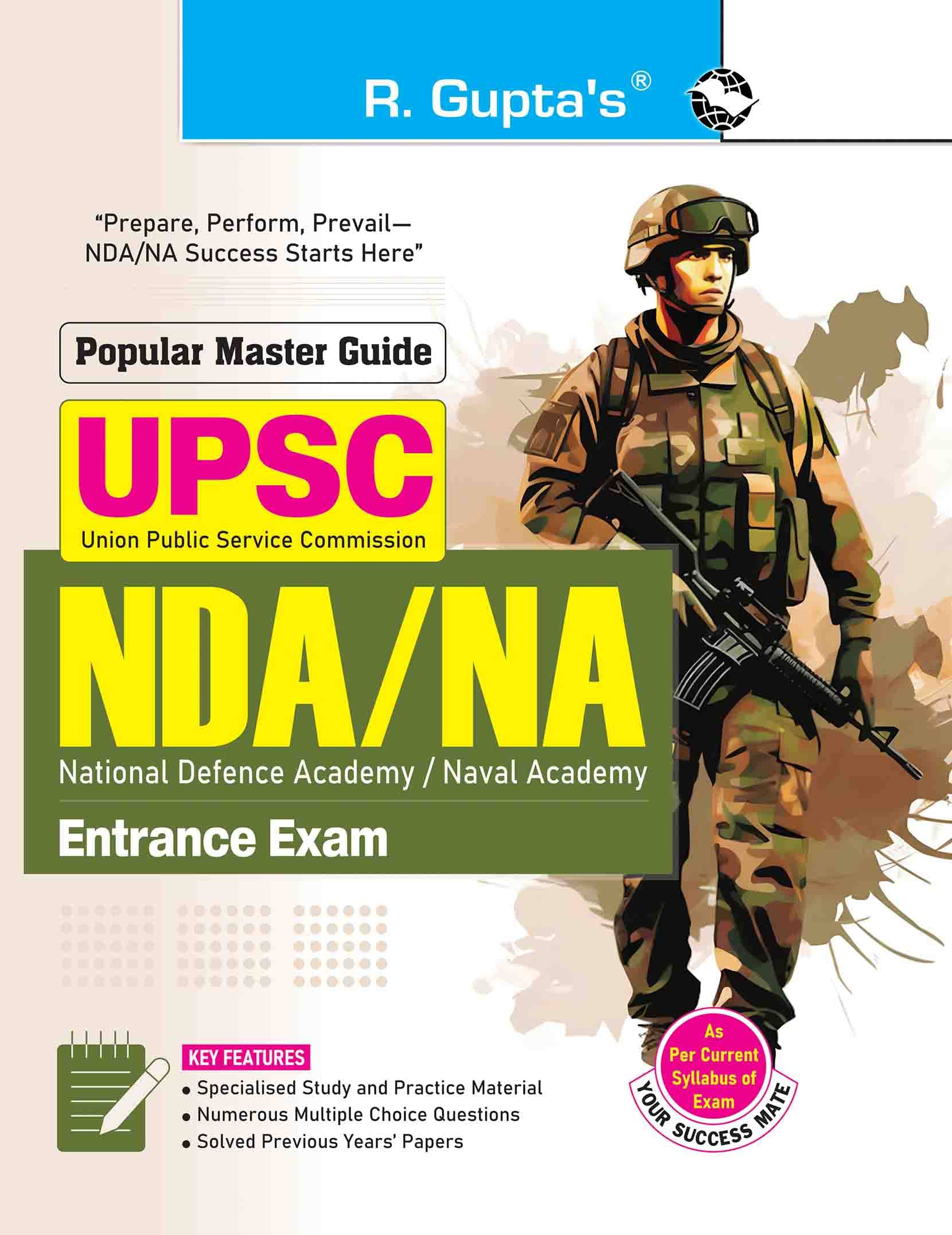     			NDA/NA (National Defence Academy/Naval Academy) Entrance Exam Guide