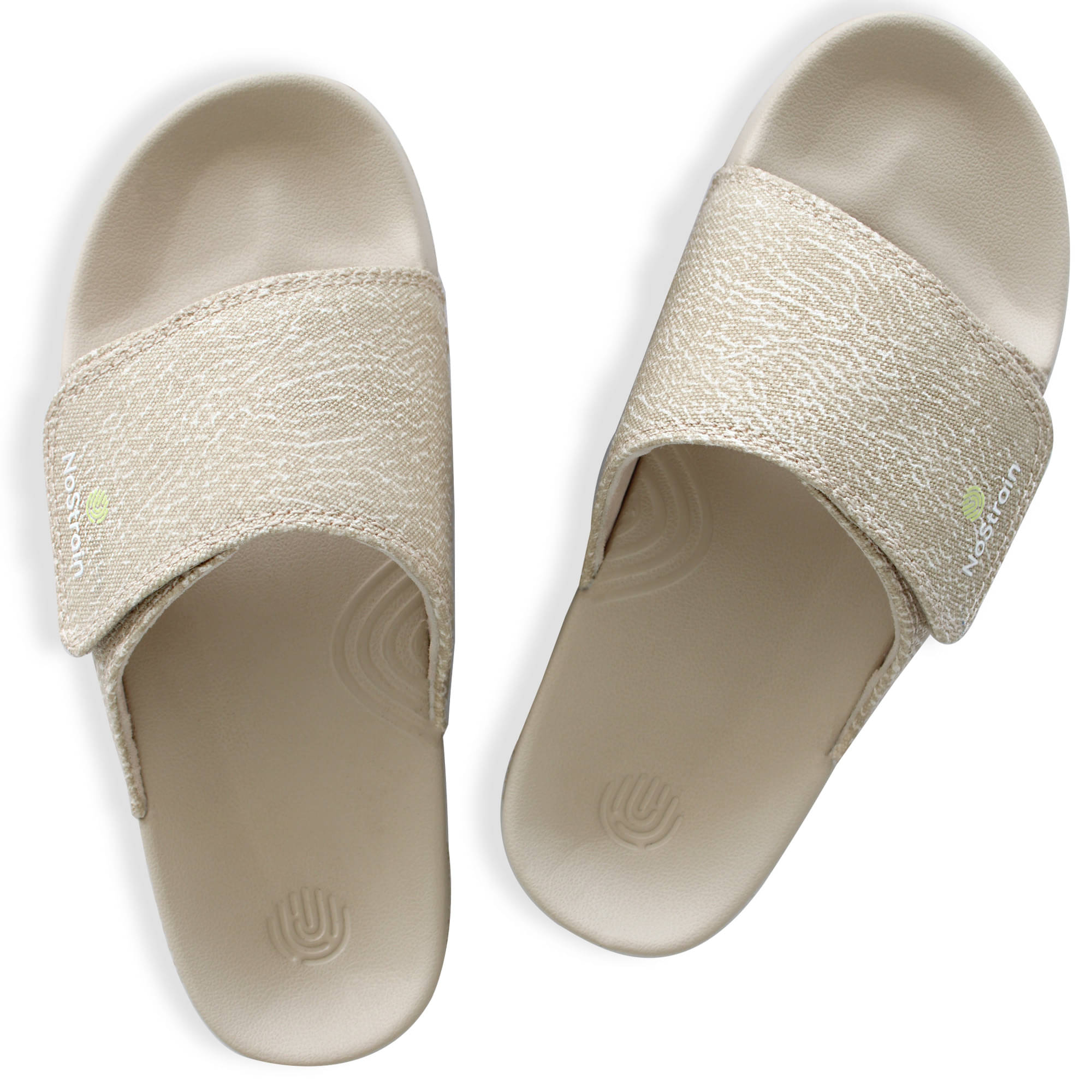     			NoStrain Beige Women's Slide Flip Flop