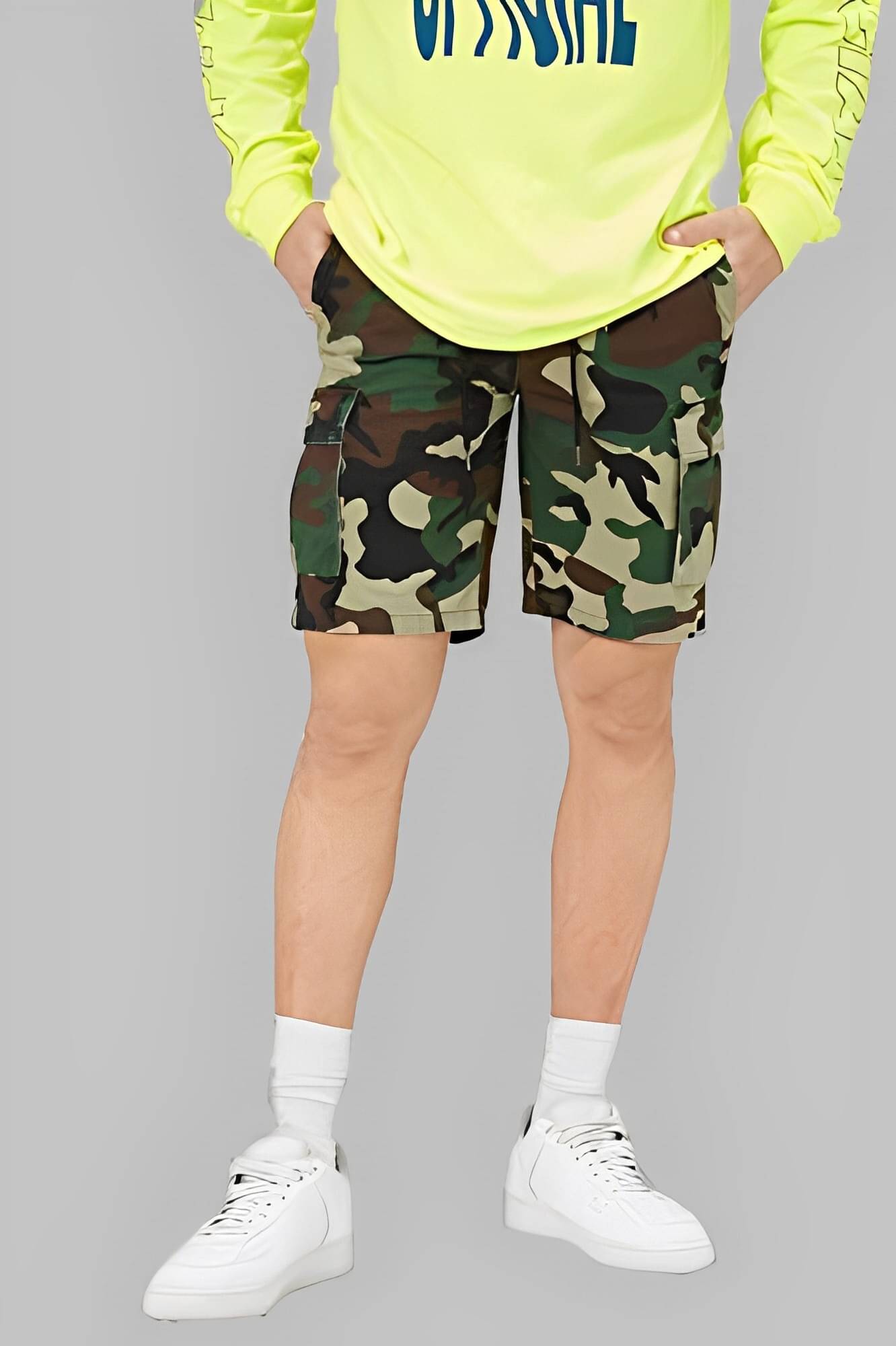     			Reoutlook Brown Cotton Blend Men's Cargos ( Pack of 1 )