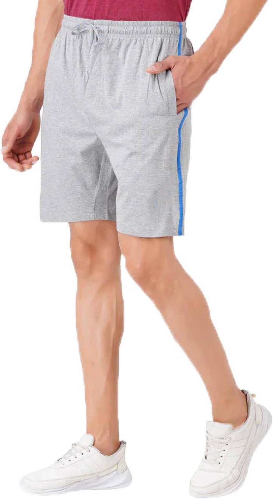    			Reoutlook Grey Cotton Blend Men's Shorts ( Pack of 1 )
