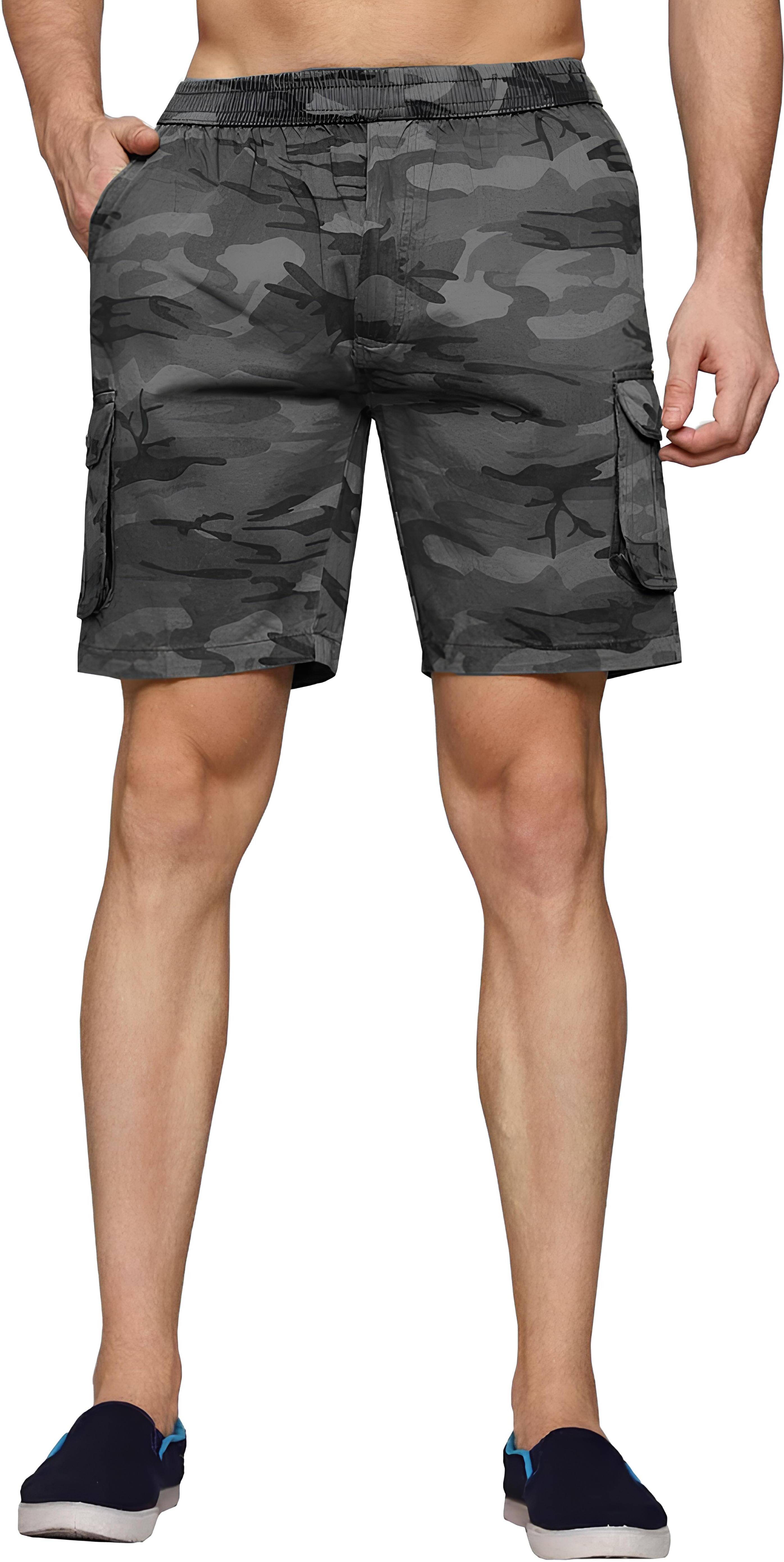 Reoutlook Grey Cotton Blend Men's Cargos ( Pack of 1 ) Reoutlook Grey Cotton Blend Men's Cargos ( Pack of 1 )