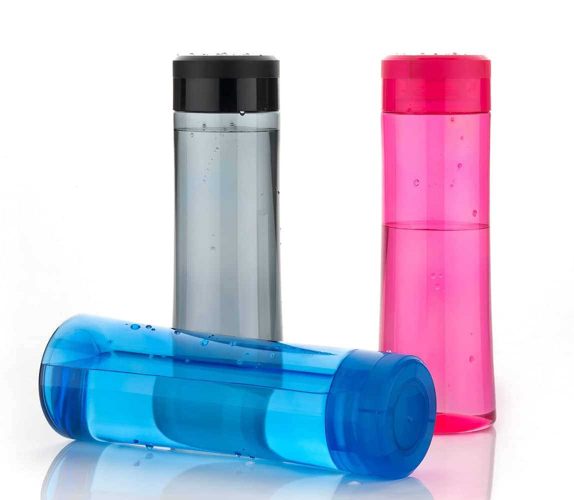 Swaraa Kitchenware Multicolour Plastic Water Bottle 1000 mL ( 3 )