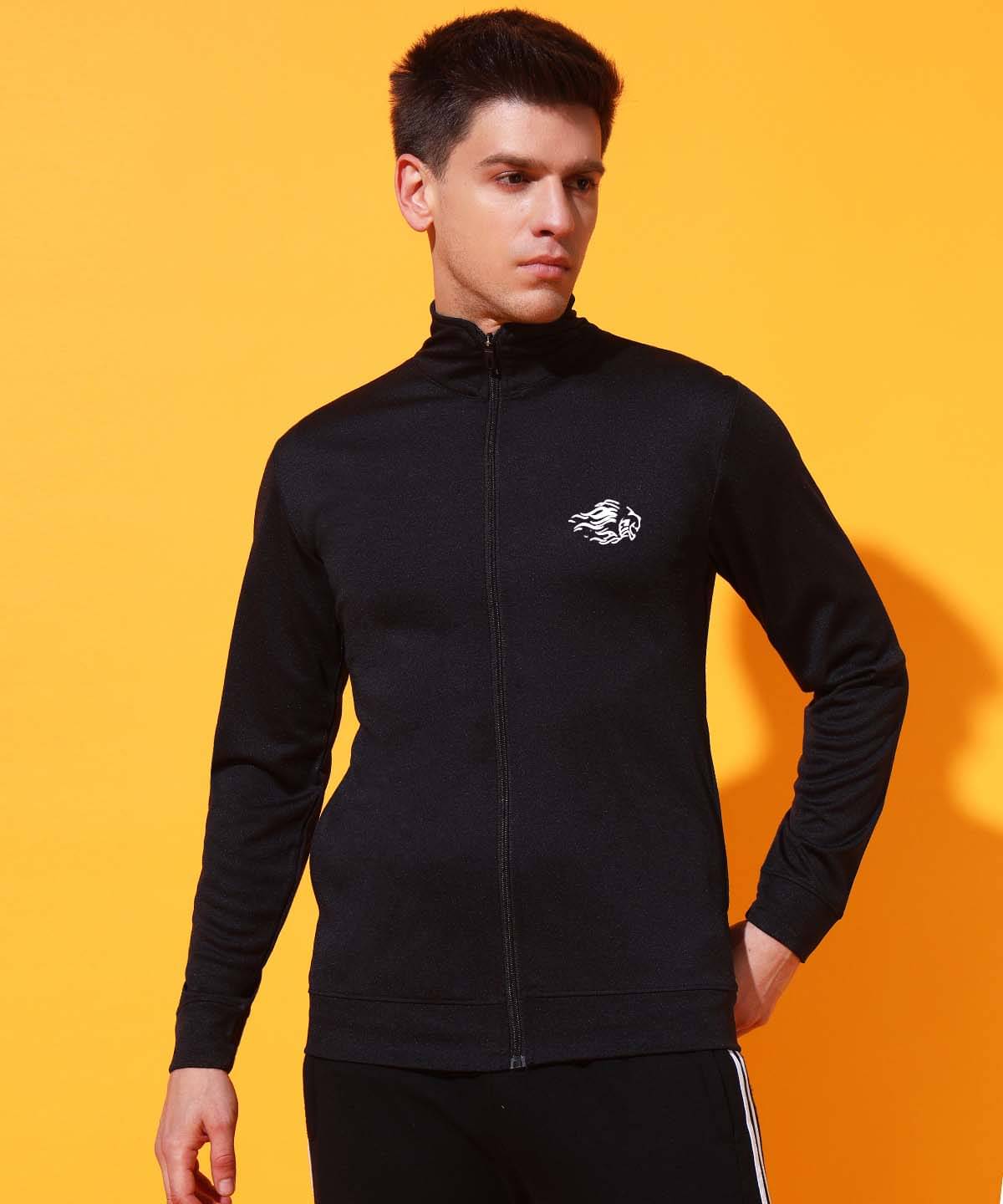 Unicus Apparel Polyester Blend Men's Casual Jacket - Black ( Pack of 1 ) Unicus Apparel Polyester Blend Men's Casual Jacket - Black ( Pack of 1 )