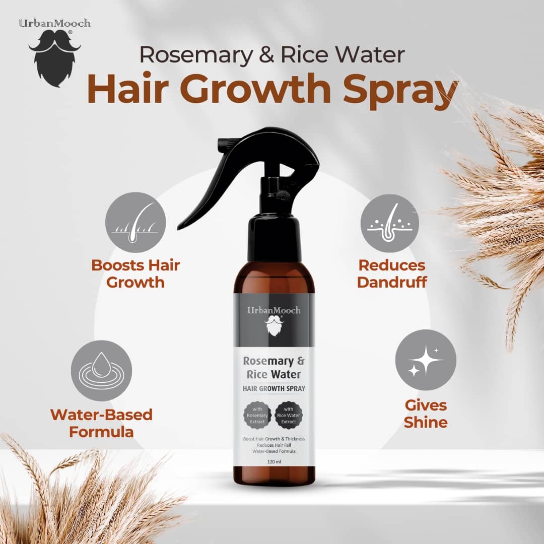 UrbanMooch Rosemary Water Hair Growth Spray Hair Sprays 100 mL