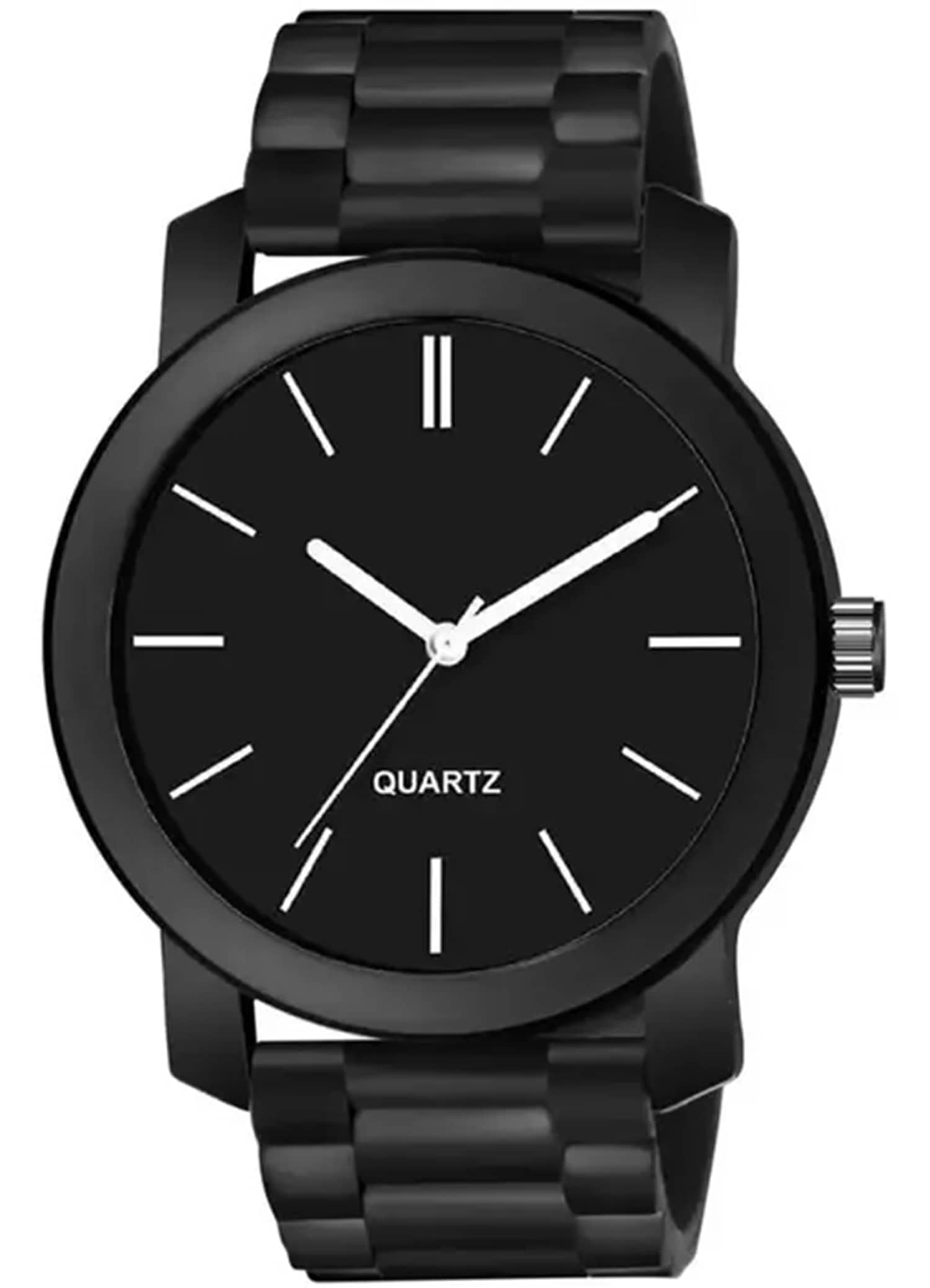 niyatifab Black Silicon Analog Men's Watch