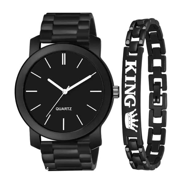 niyatifab Black Silicon Analog Men's Watch