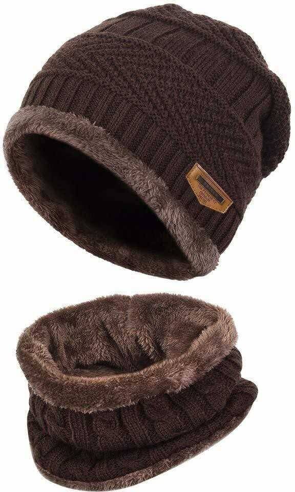 AKSMIT Brown Woollen Women's Cap ( Pack of 2 ) AKSMIT Brown Woollen Women's Cap ( Pack of 2 )