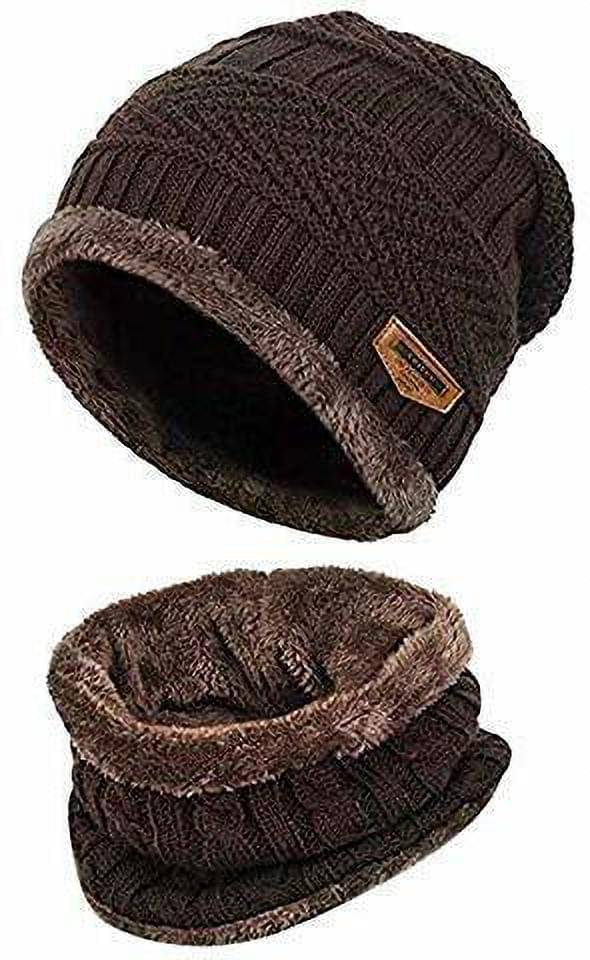 AKSMIT Brown Woollen Women's Cap ( Pack of 2 ) AKSMIT Brown Woollen Women's Cap ( Pack of 2 )