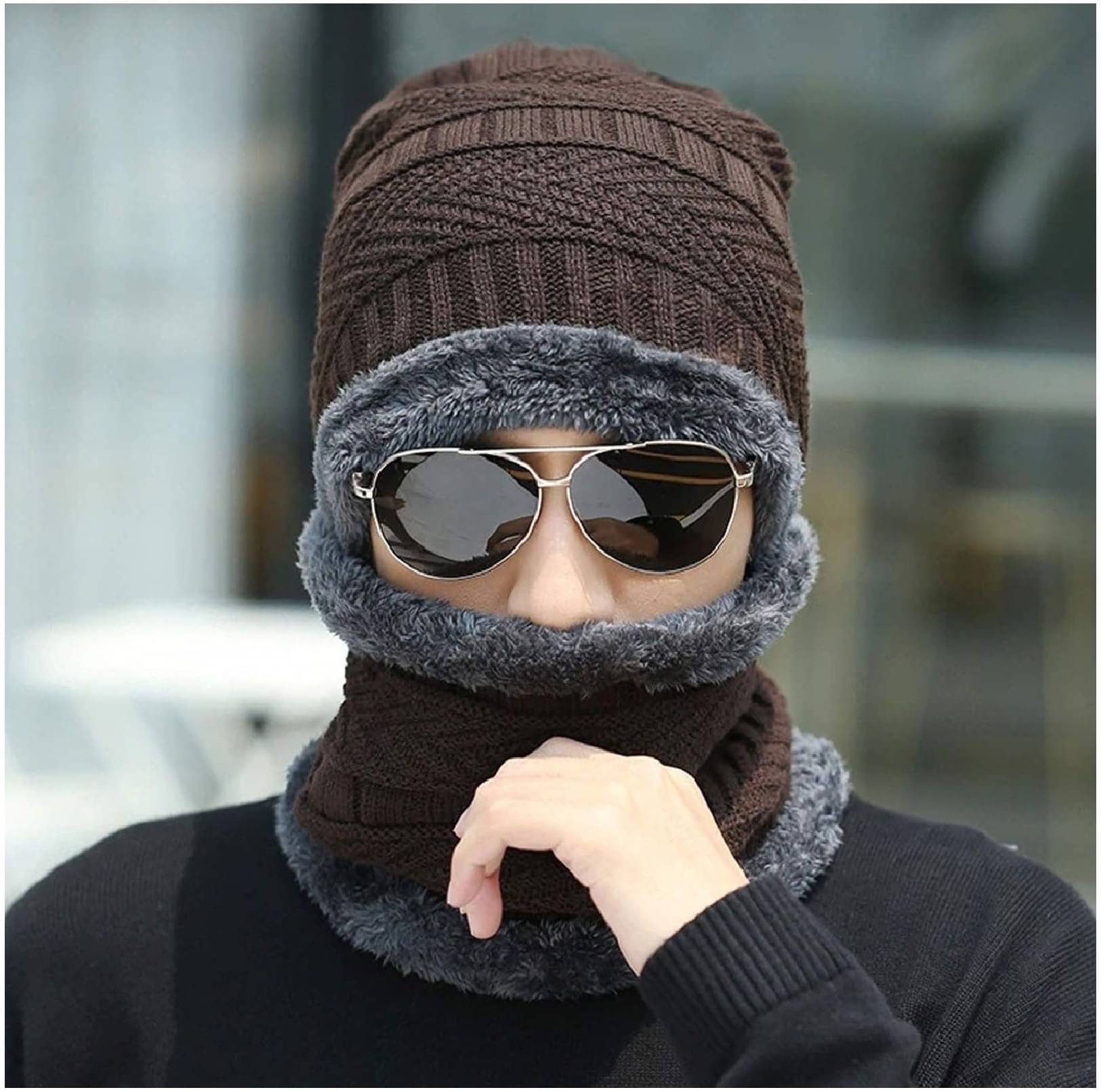 AKSMIT Brown Woollen Women's Cap ( Pack of 2 ) AKSMIT Brown Woollen Women's Cap ( Pack of 2 )