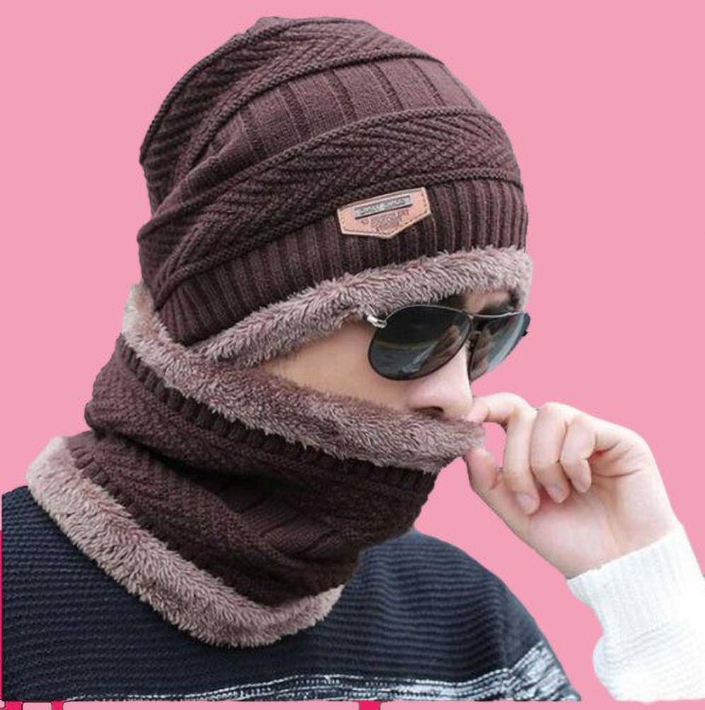     			AKSMIT Brown Woollen Women's Cap ( Pack of 2 )