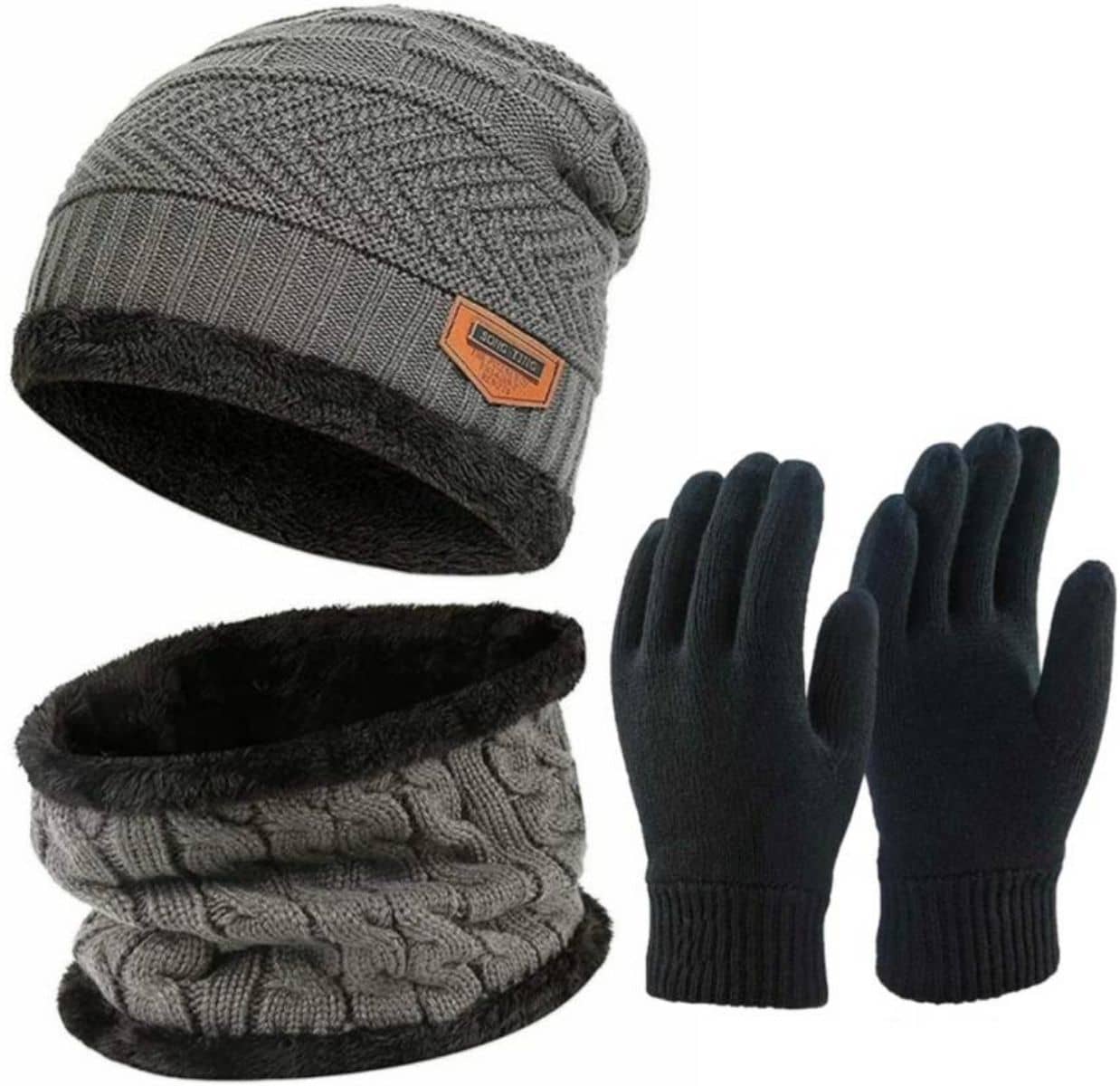 AKSMIT Gray Woollen Women's Cap ( Pack of 1 )