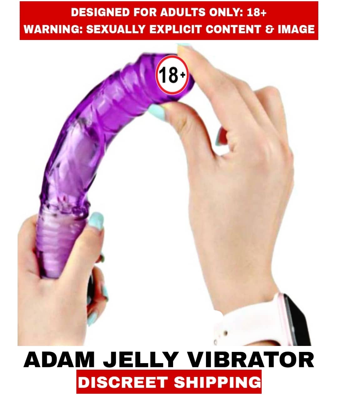Adult New Sexy toy Adam Jelly Silicon Vibrator Dildo Sensual Experience For Women