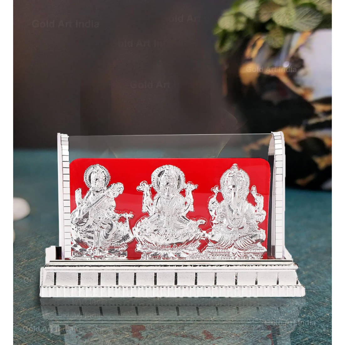     			Awesome Craft Lakshmi Ganesha Saraswati Ideal For Car Dashboard ( Pack of 1 )