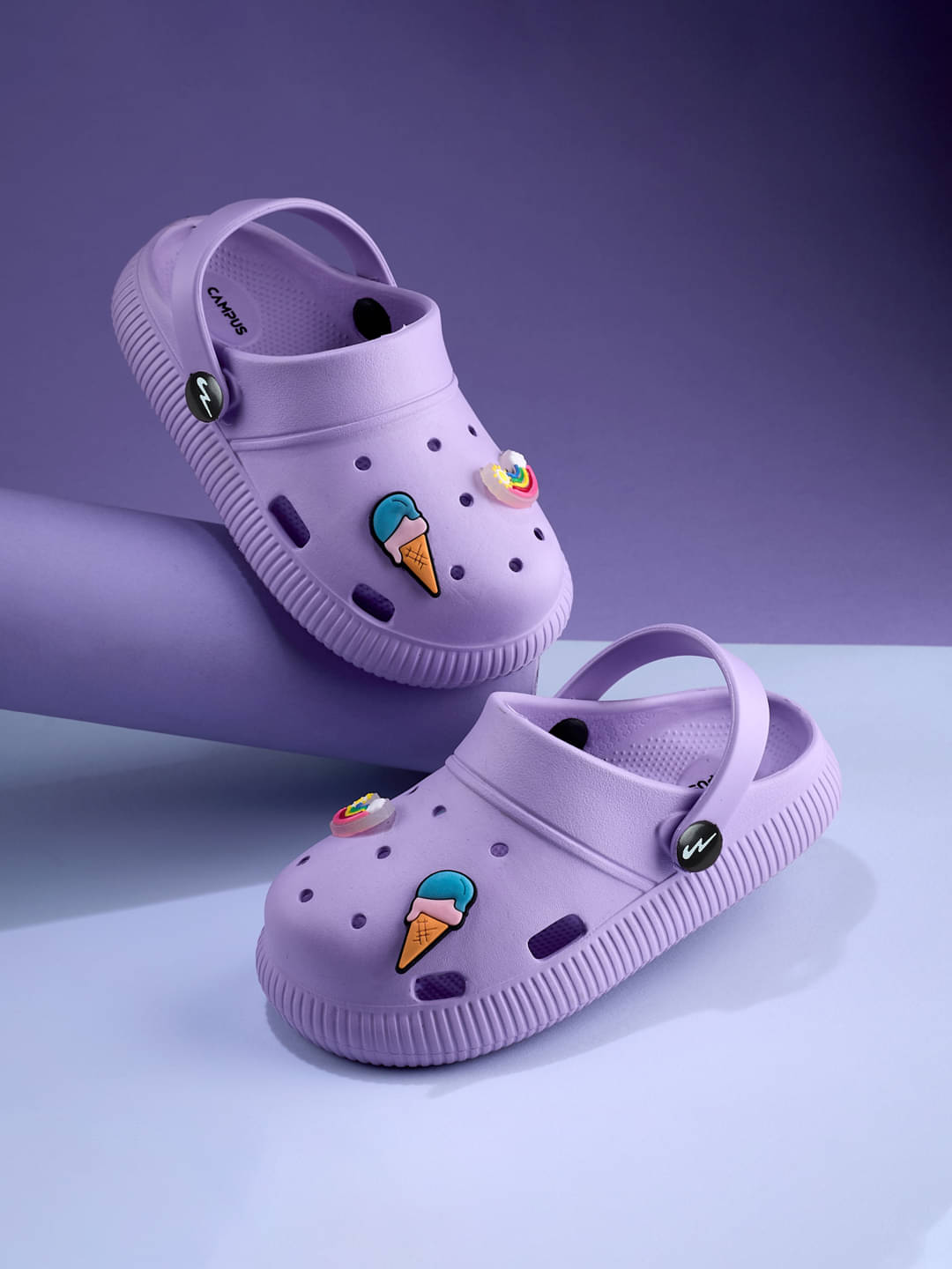     			Campus - Lavender Boy's Clogs ( 1 Pair )