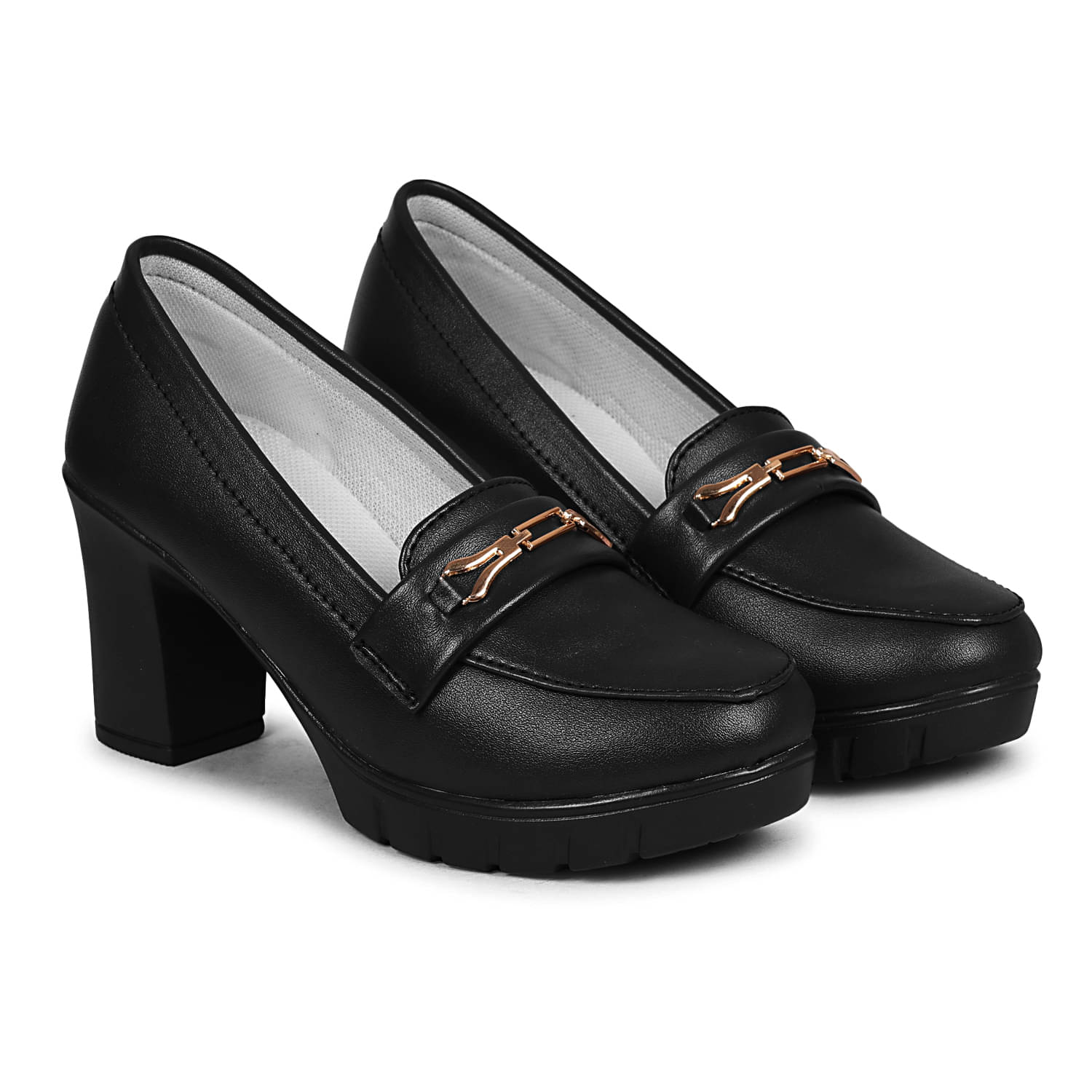     			Commander Shoes Black Women's Pumps Heels