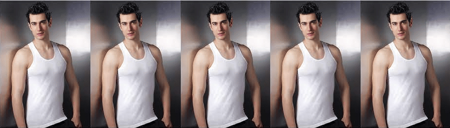 D1 DIFFERENT ONE Pack of 5 Cotton Basic Vest For Men ( White ) D1 DIFFERENT ONE Pack of 5 Cotton Basic Vest For Men ( White )