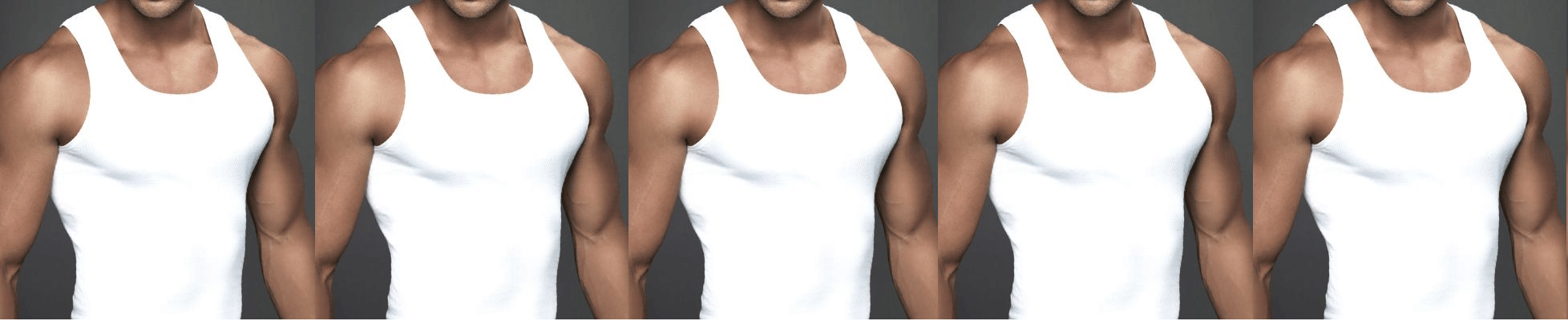 D1 DIFFERENT ONE Pack of 5 Cotton Basic Vest For Men ( White ) D1 DIFFERENT ONE Pack of 5 Cotton Basic Vest For Men ( White )