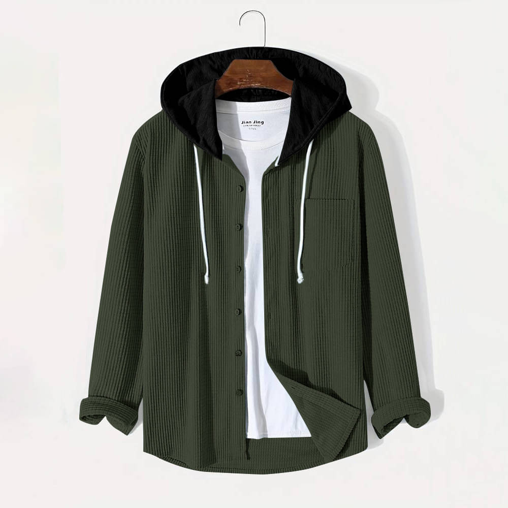 Eyebogler Cotton Blend Regular Fit Solids Full Sleeves Men's Casual Shirt - Green ( Pack of 1 ) Eyebogler Cotton Blend Regular Fit Solids Full Sleeves Men's Casual Shirt - Green ( Pack of 1 )