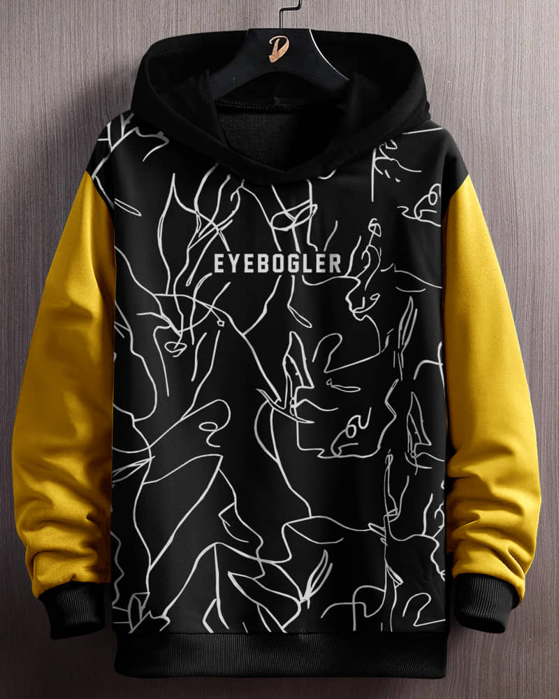 Eyebogler Fleece Hooded Men's Sweatshirt - Blue ( Pack of 1 )