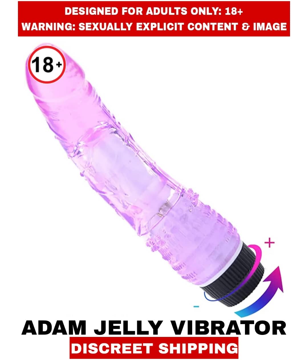 Female Sex Toys Adult Concept Adam Jelly Silicon Vibrator Dildo Sensual Experience For Women