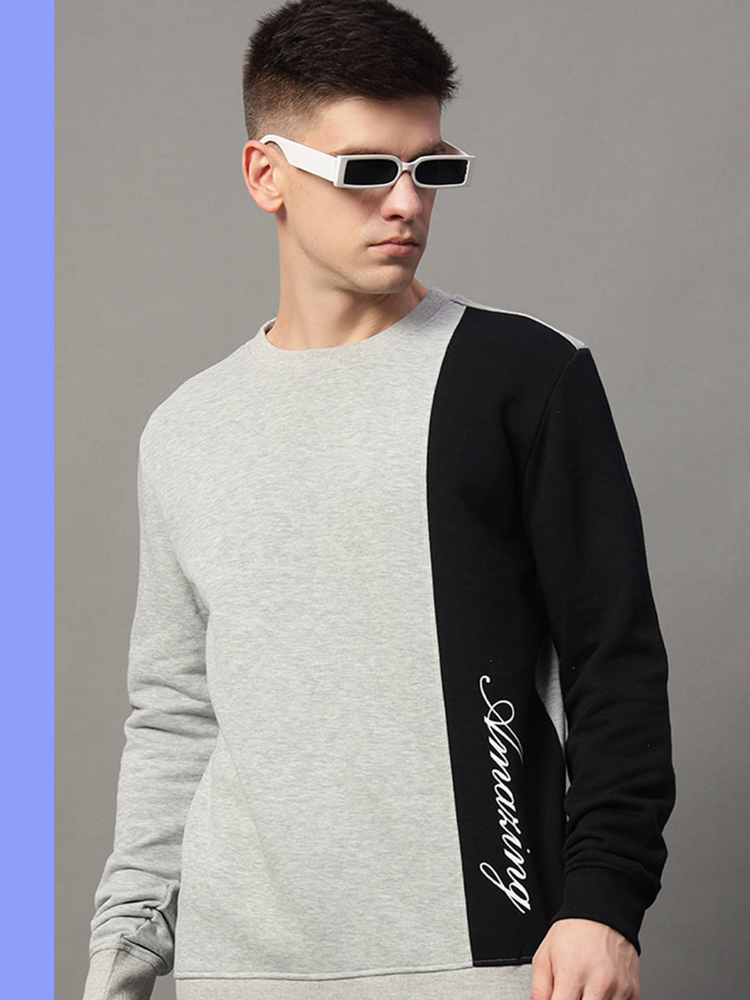 GET GOLF Cotton Blend Round Neck Men's Sweatshirt - Grey ( Pack of 1 ) GET GOLF Cotton Blend Round Neck Men's Sweatshirt - Grey ( Pack of 1 )