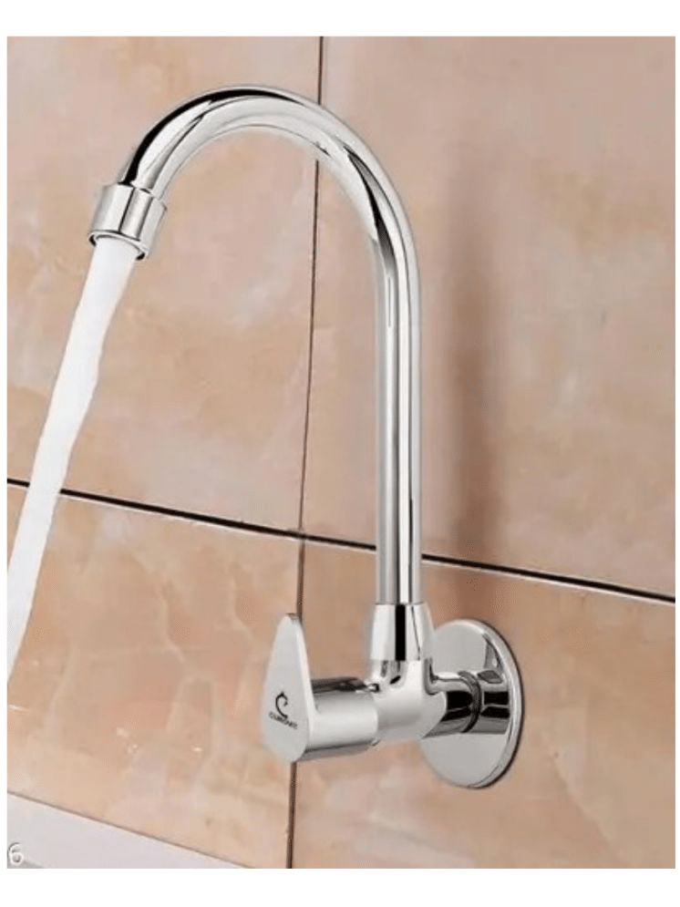 Getchi Vigneet Stainless Steel Sink Tap for Kitchen Sink Steel Bathroom Tap (Bib Cock) Getchi Vigneet Stainless Steel Sink Tap for Kitchen Sink Steel Bathroom Tap (Bib Cock)