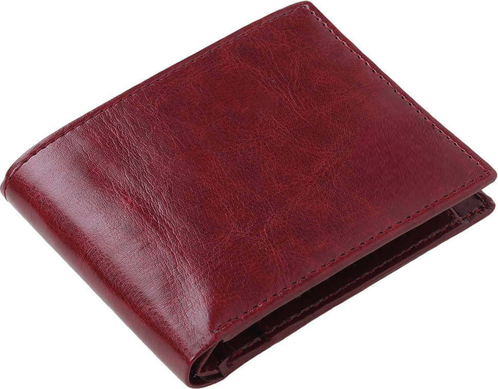     			HRFSTAR 100% Leather Solid Men's Regular Wallet With 4 Slots For Card ( Brown , Pack of 1 )