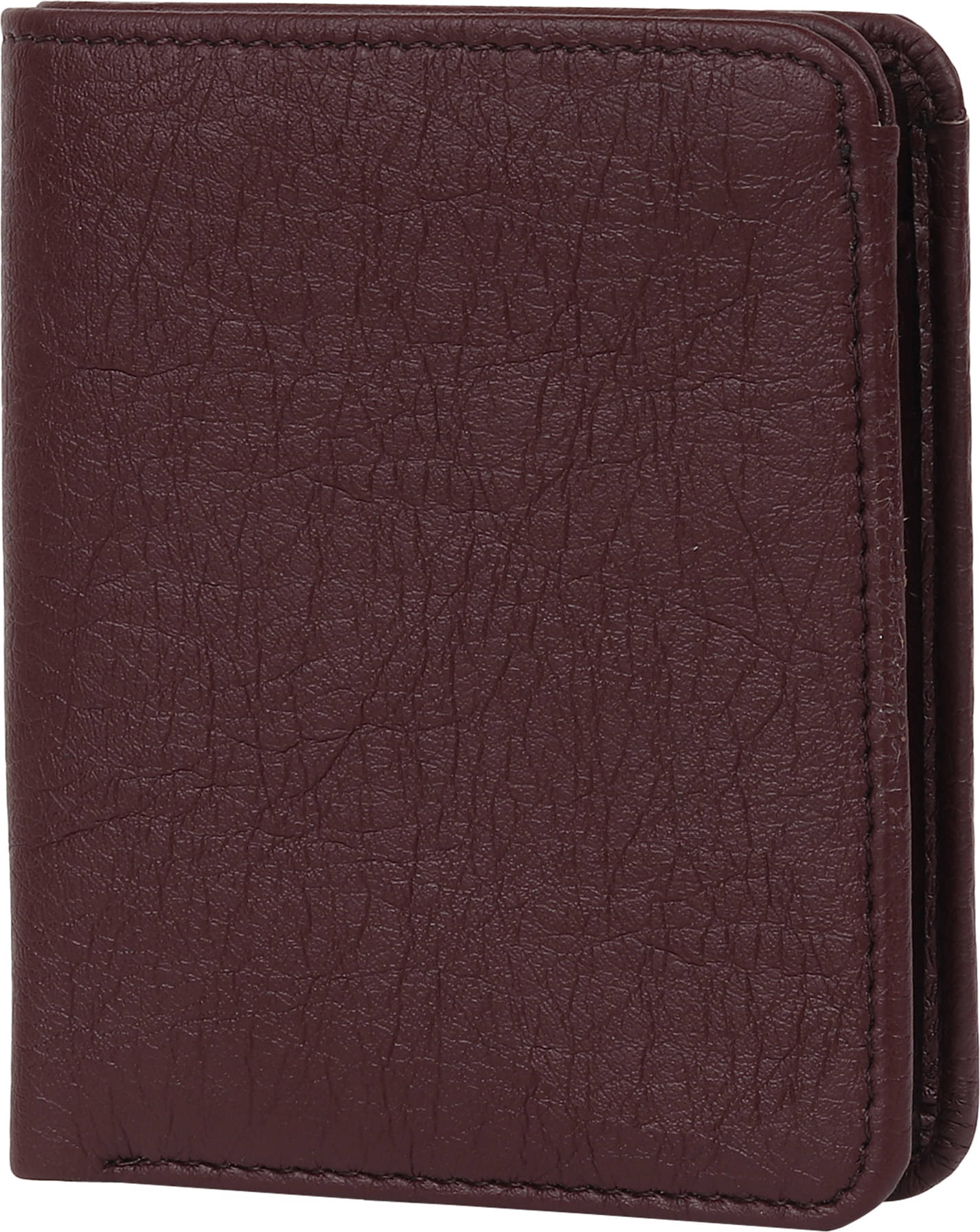     			HRFSTAR 100% Leather Solid Men's Regular Wallet With 5 Slots For Card ( Brown , Pack of 1 )