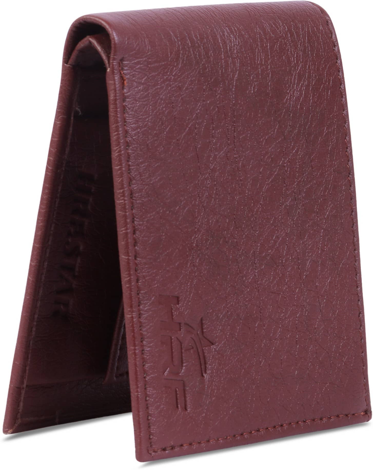 HRFSTAR 100% Leather Solid Men's Regular Wallet With 4 Slots For Card ( Brown , Pack of 1 ) - Handbags | Buy online on ZillyBuy