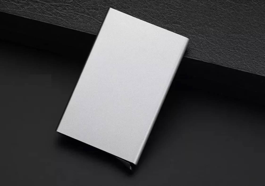     			HRFSTAR Metallic Solid Men's Regular Wallet With 6 Slots For Card ( Dark Grey , Pack of 1 )