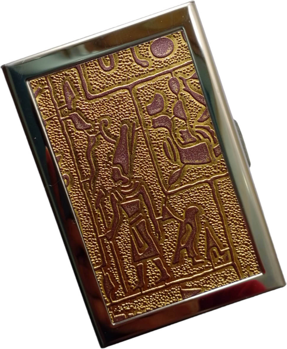     			HRFSTAR Metallic Solid Men's Regular Wallet With 6 Slots For Card ( Gold , Pack of 1 )