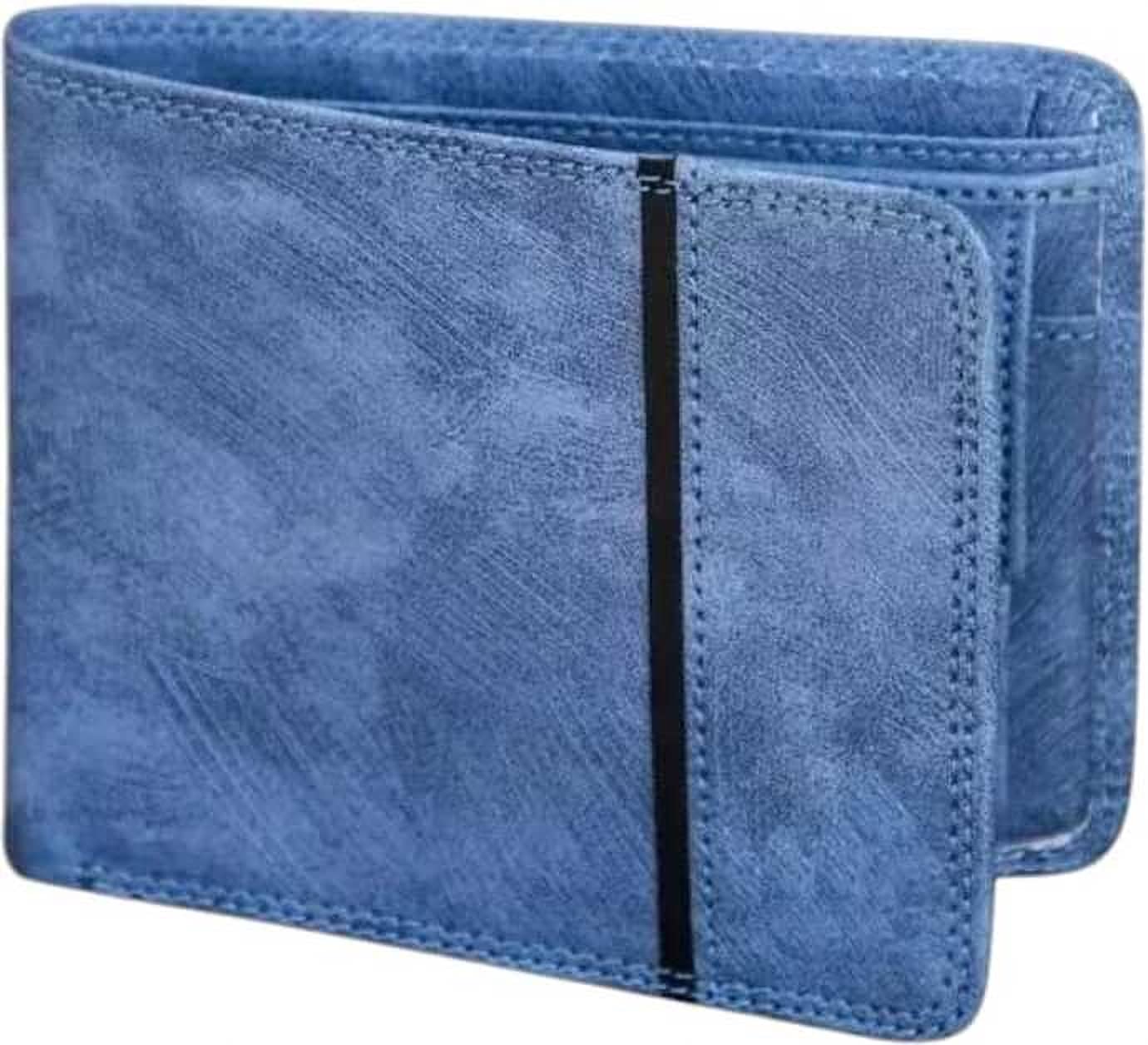 HRFSTAR PU Solid Men's Money Clipper With 5 Slots For Card ( Blue , Pack of 1 ) - Handbags | Buy online on ZillyBuy
