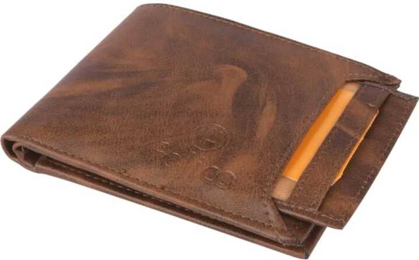 HRFSTAR PU Solid Men's Regular Wallet With 9 Slots For Card ( Brown , Pack of 1 ) - Handbags | Buy online on ZillyBuy