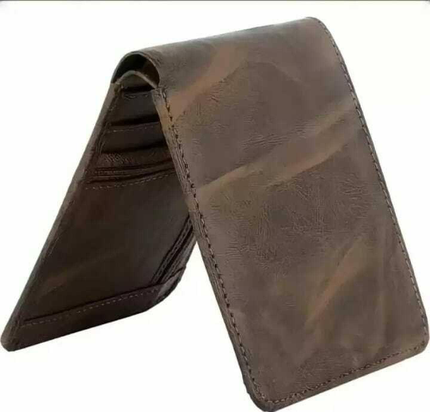HRFSTAR PU Solid Men's Regular Wallet With 9 Slots For Card ( Brown , Pack of 1 ) - Handbags | Buy online on ZillyBuy