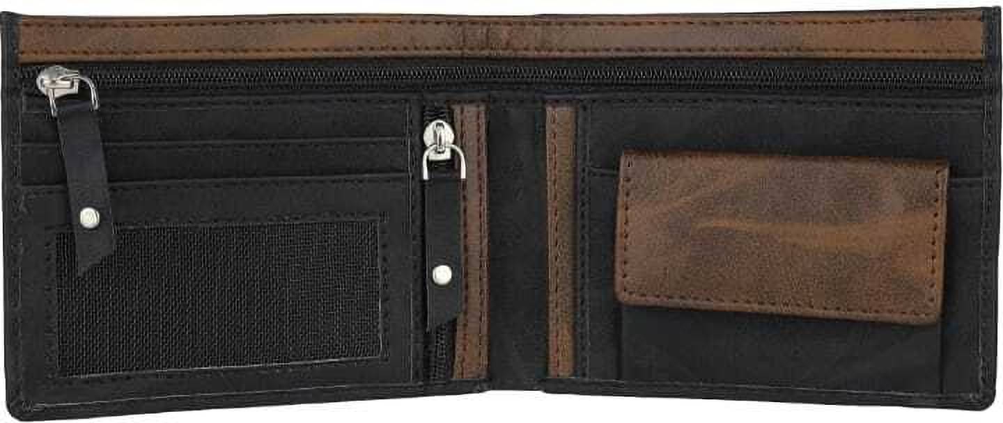     			HRFSTAR PU Solid Men's Regular Wallet With 4 Slots For Card ( Black , Pack of 1 )