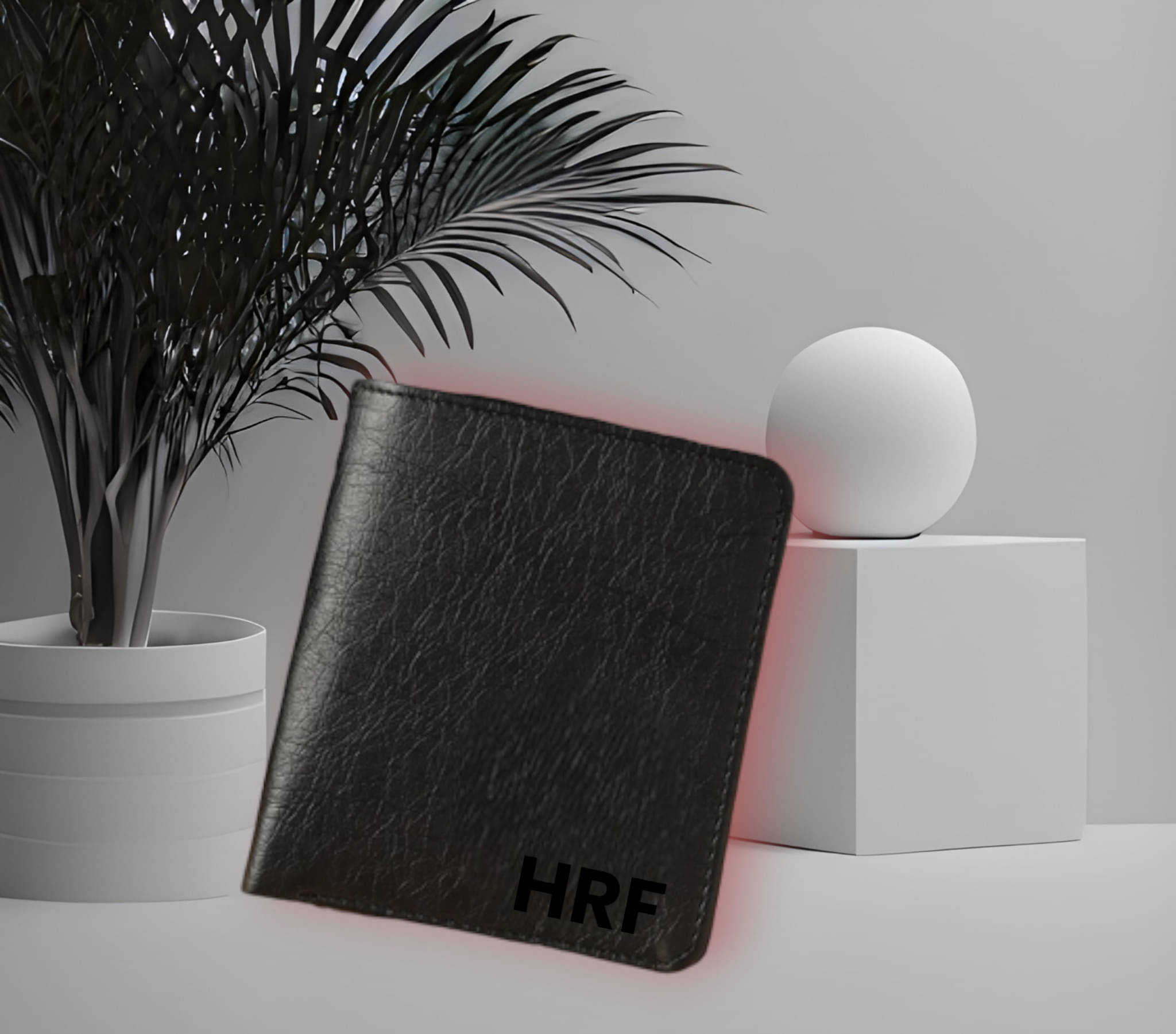     			HRFSTAR PU Solid Men's Regular Wallet With 4 Slots For Card ( Black , Pack of 1 )