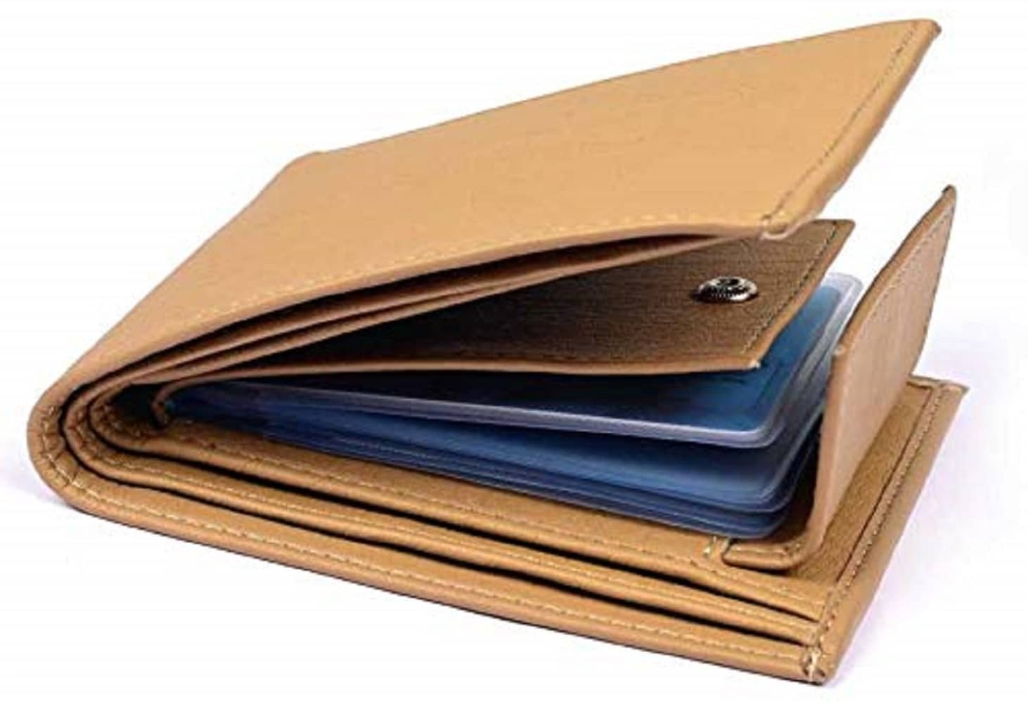 HRFSTAR PU Solid Men's Money Clipper With 8 Slots For Card ( Beige , Pack of 1 ) - Handbags | Buy online on ZillyBuy