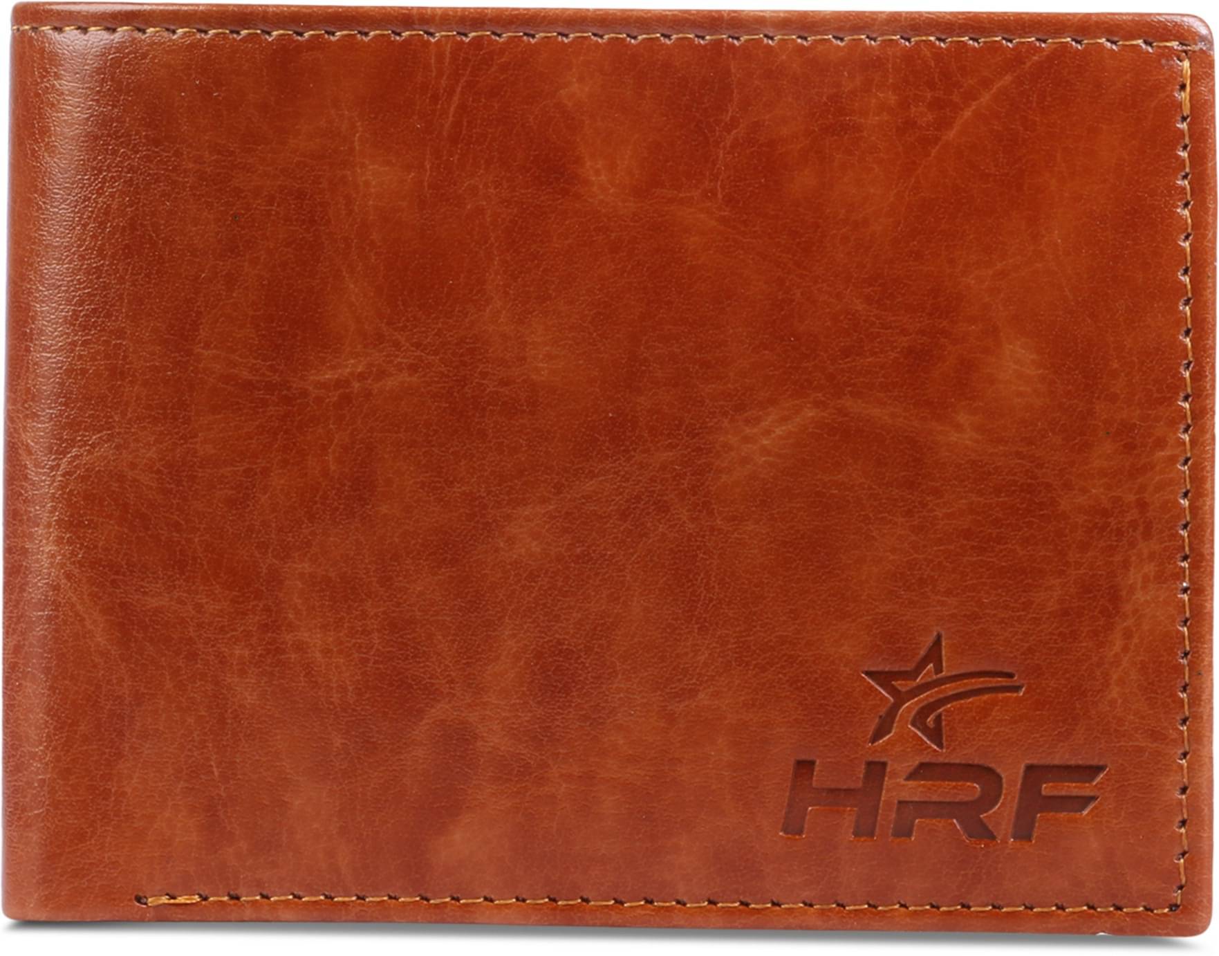     			HRFSTAR PU Solid Men's Regular Wallet With 7 Slots For Card ( Tan , Pack of 1 )