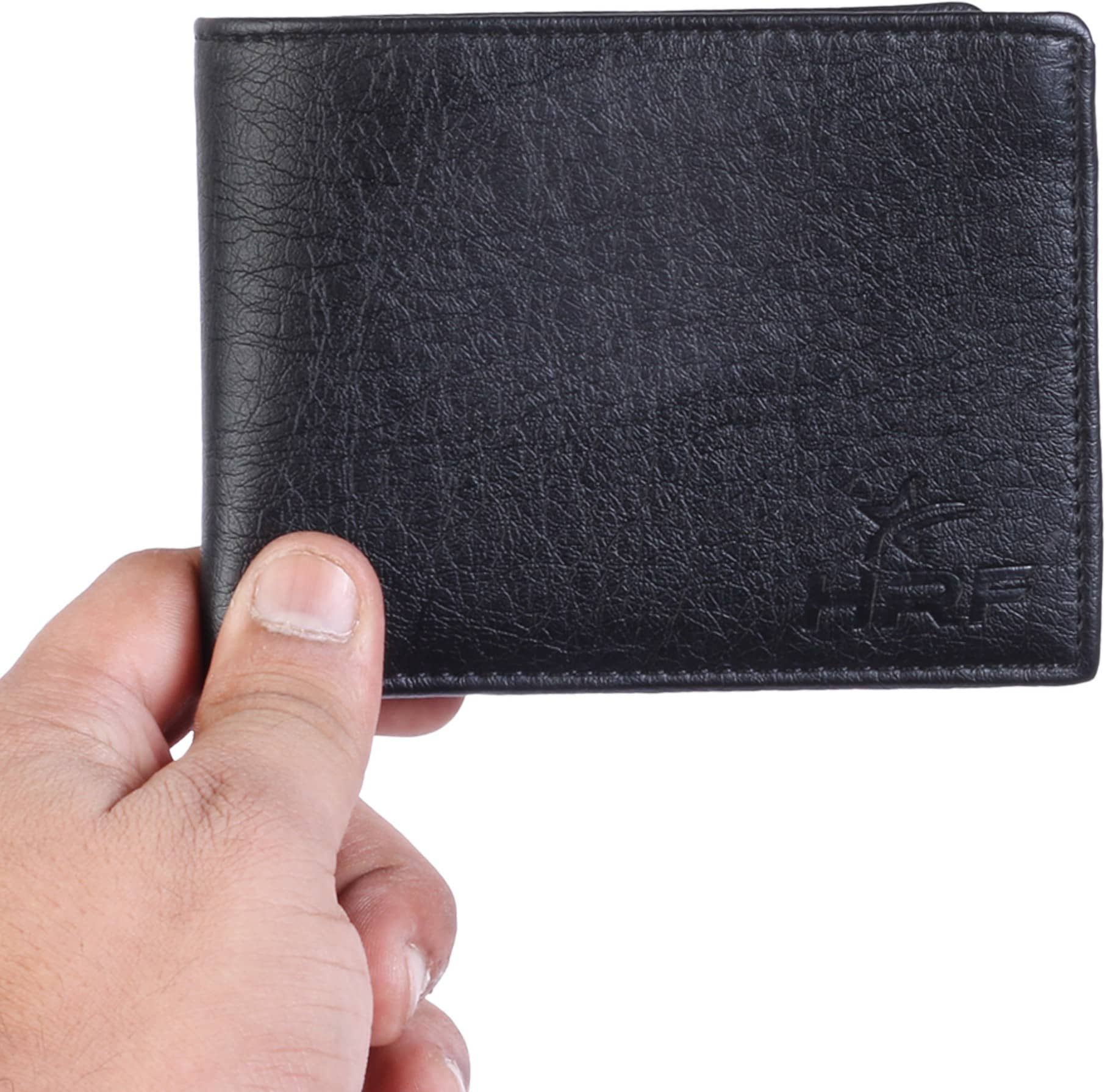 HRFSTAR PU Solid Men's Regular Wallet With 10 Slots For Card ( Black , Pack of 1 ) - Handbags | Buy online on ZillyBuy
