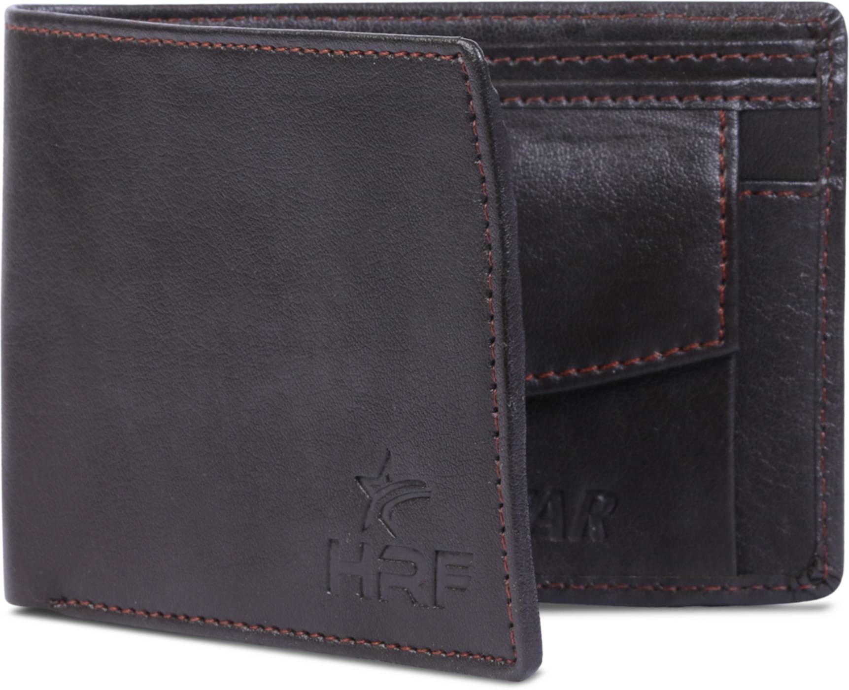     			HRFSTAR PU Solid Men's Regular Wallet With 4 Slots For Card ( Black , Pack of 1 )