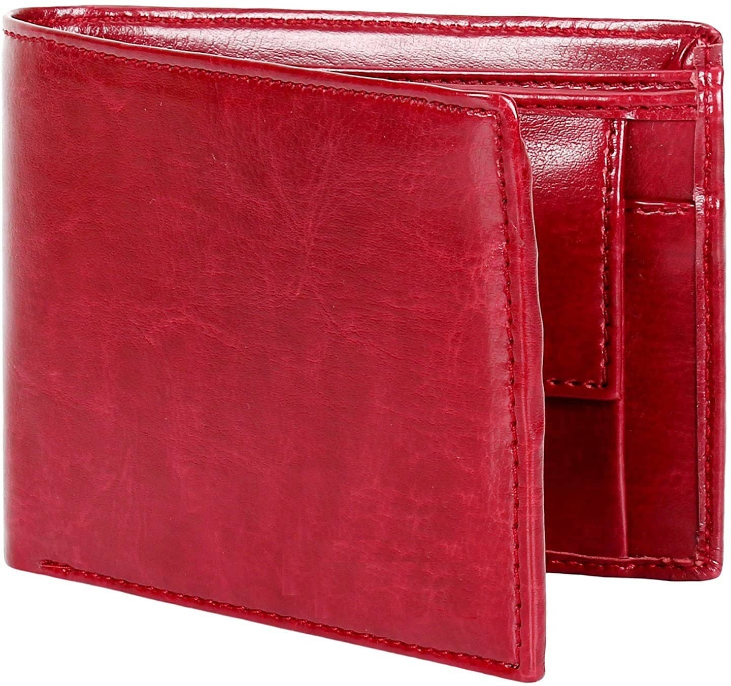 HRFSTAR PU Solid Men's Regular Wallet With 5 Slots For Card ( Red , Pack of 1 ) - Handbags | Buy online on ZillyBuy