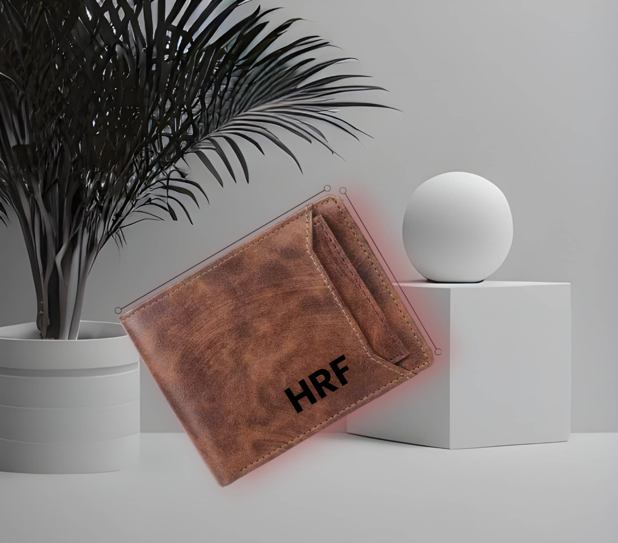 HRFSTAR PU Solid Men's Regular Wallet With 6 Slots For Card ( Brown , Pack of 1 ) - Handbags | Buy online on ZillyBuy