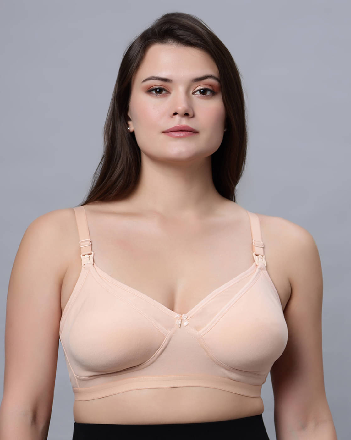 IN CARE LINGERIE Pack of 1 Cotton Blend Non Padded Everyday Bra For Women ( Beige ) IN CARE LINGERIE Pack of 1 Cotton Blend Non Padded Everyday Bra For Women ( Beige )