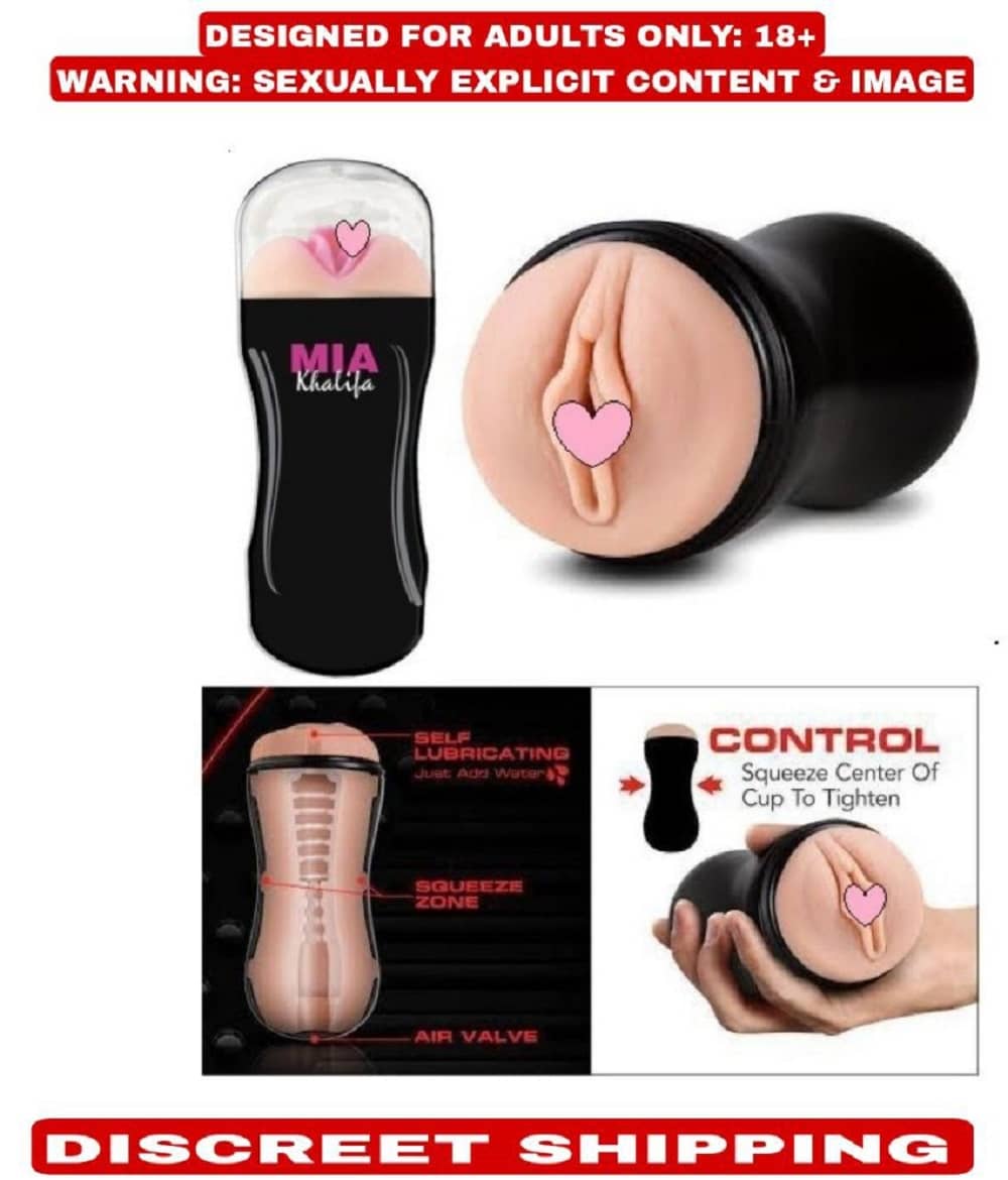MIA KHALIFA MALE POCKET PUSSY MASTURBATOR CUP WITH FREE LUBE POCKET PUSSY BY SEX TANTRA