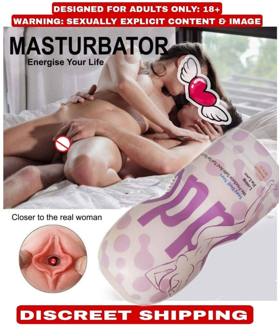 NAUGHTY TOYS PRESENT BAIS CUP POCKET PUSSY FOR MALE (MULTI COLOR) BY KAMAHOUSE