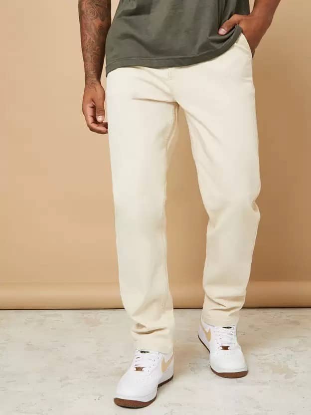 Niffer Fashion Clean Look Men's Jeans - Cream ( Pack of 1 ) - Jeans | Buy online on ZillyBuy