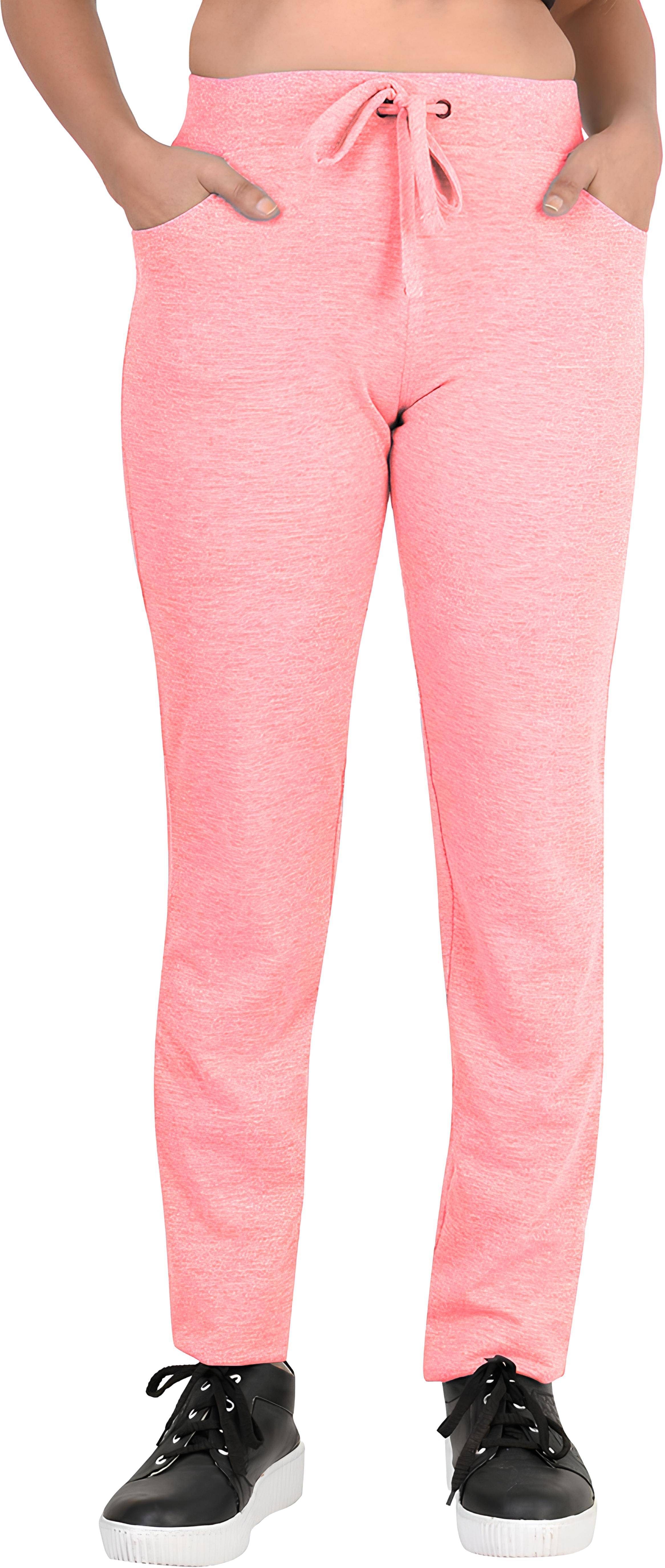     			Reoutlook Pink Cotton Blend Women's Yoga Trackpants ( Pack of 1 )